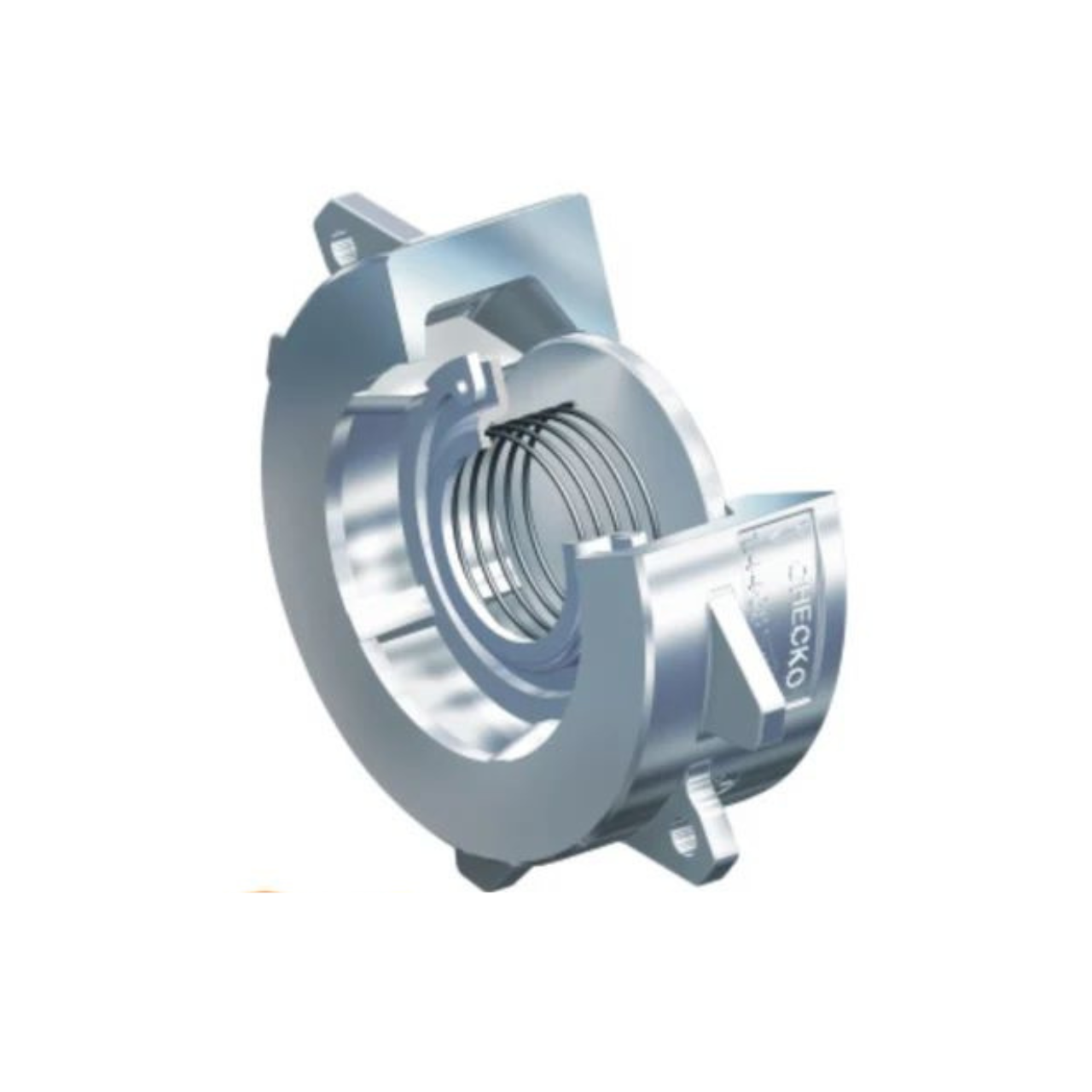 Spring loaded Disc check valve